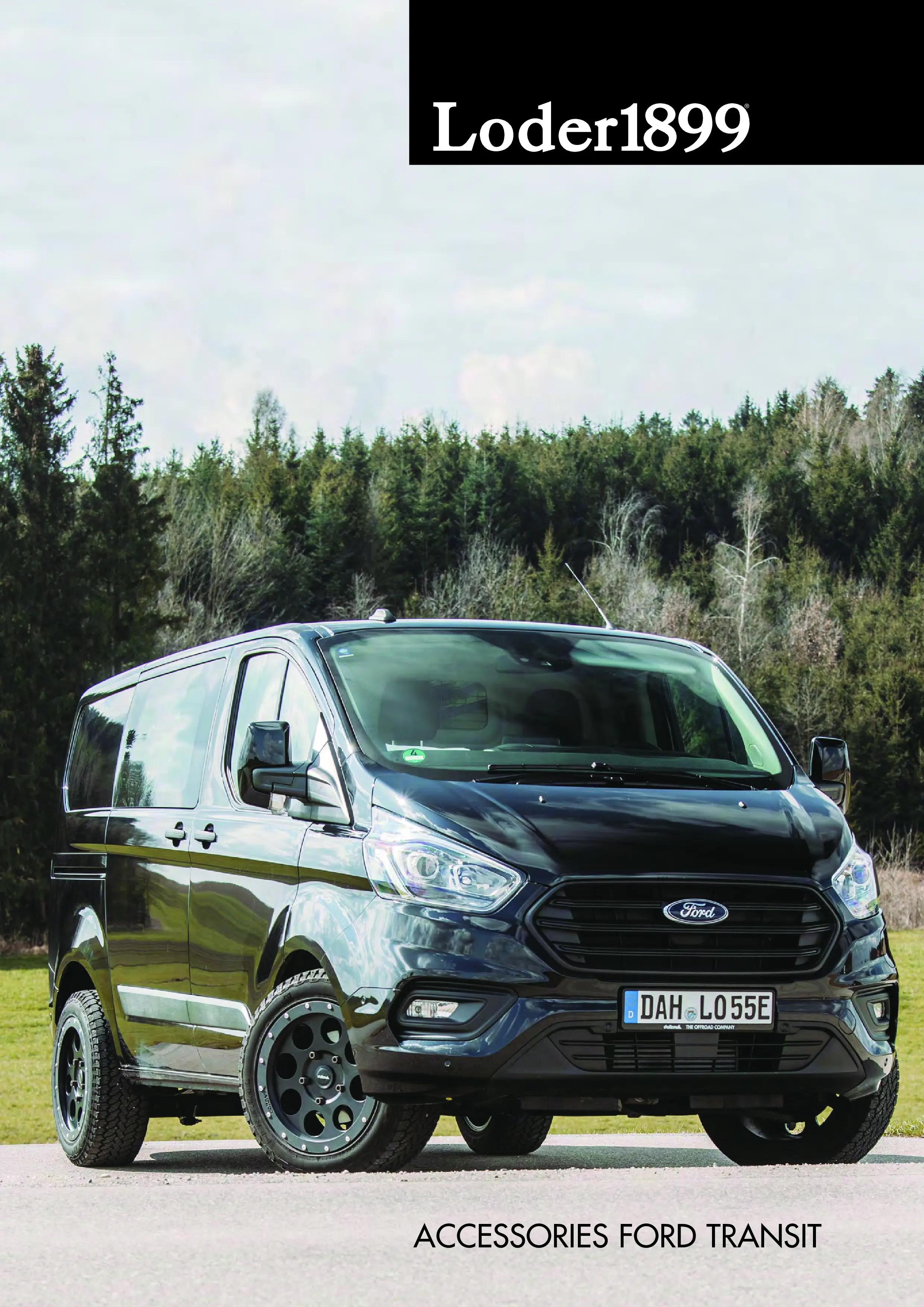 Der Loder1899 Produktkatalog für den Ford Transit Custom